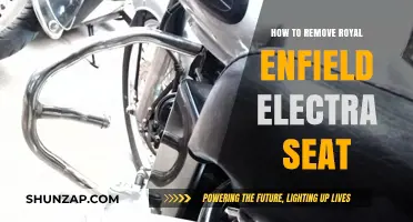 Unscrewing the Royal Enfield Electra Seat: A Step-by-Step Guide