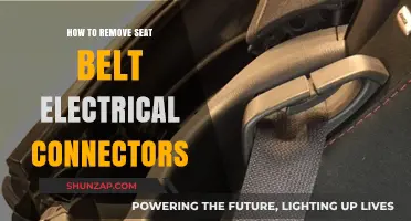 Efficiently Removing Seat Belt Electrical Connectors