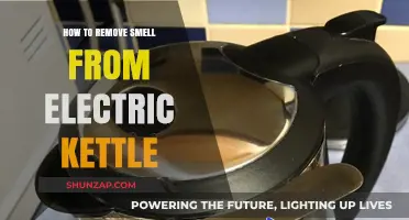 Eradicate Unpleasant Odors from Your Electric Kettle