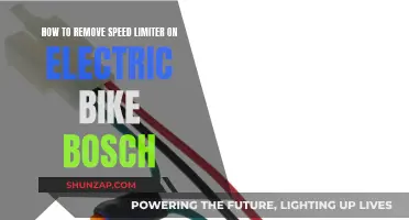 Unleashing Electric Bike Speeds: Removing Bosch Limiters