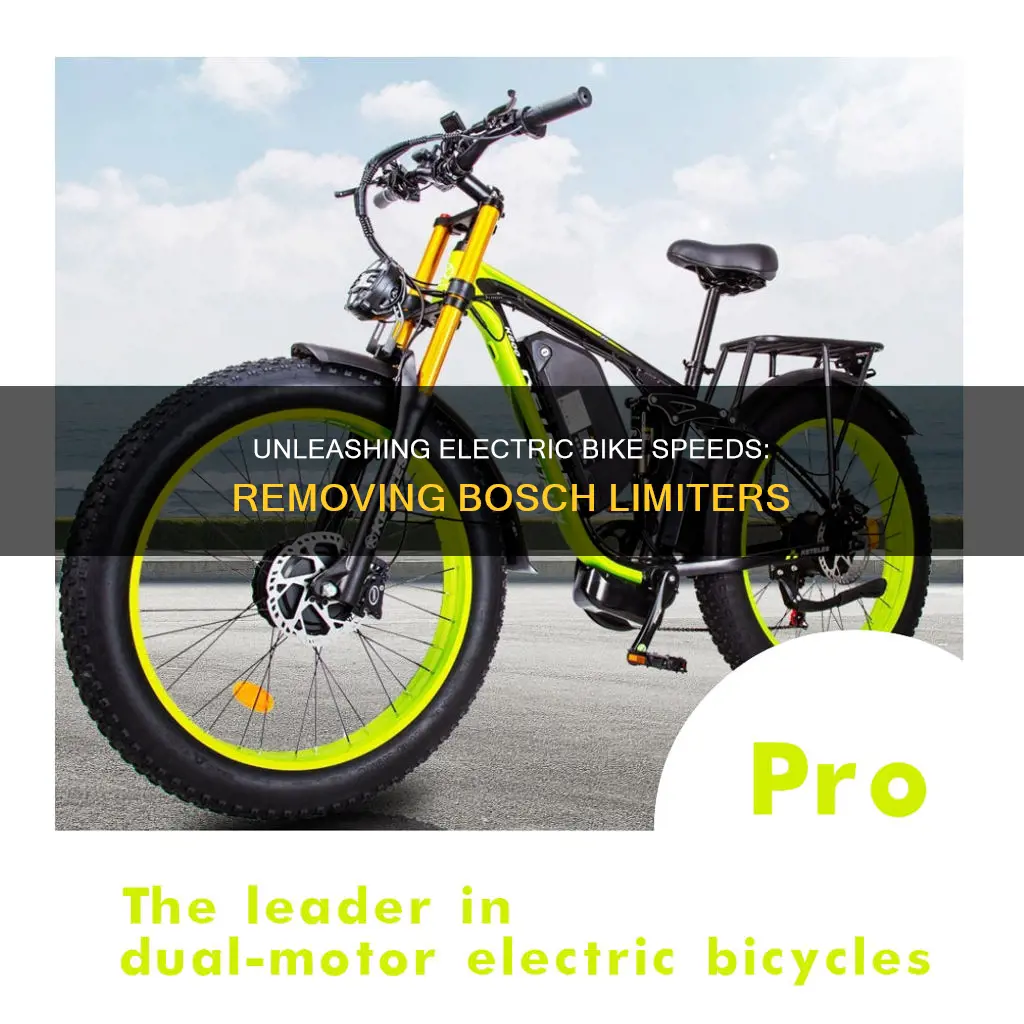 how to remove speed limiter on electric bike bosch