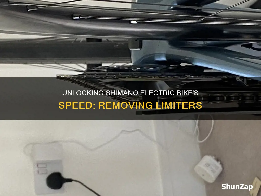 how to remove speed limiter on electric bike shimano