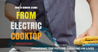 Clean Your Electric Cooktop: Removing Stains the Right Way