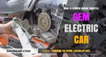 Efficiently Removing the Variator Throttle Gem from Your Electric Vehicle