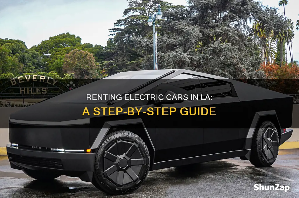 how to rent a electric car in la