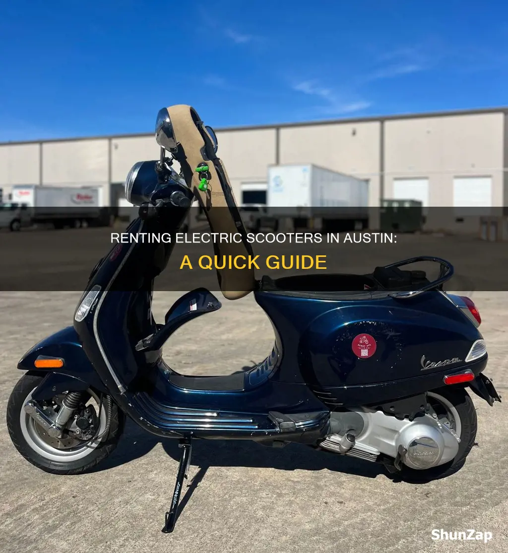 how to rent electric scooters in austin