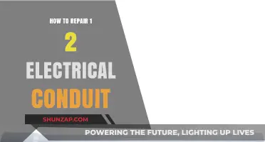 Fixing Electrical Conduit: An Easy Guide to Repairing 1/2 Inch Pipes