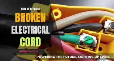 Repairing Electrical Cords: A DIY Guide to Fixing Breaks