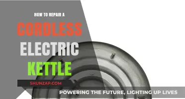 Fixing Your Cordless Electric Kettle: A Step-by-Step Guide