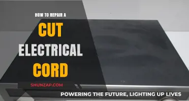 Fixing a Cut Electrical Cord: A Step-by-Step Guide