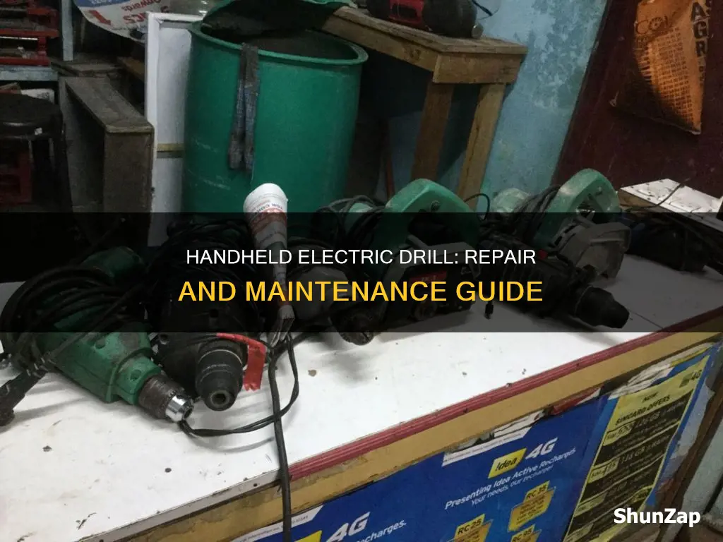 how to repair a handheld electric drill