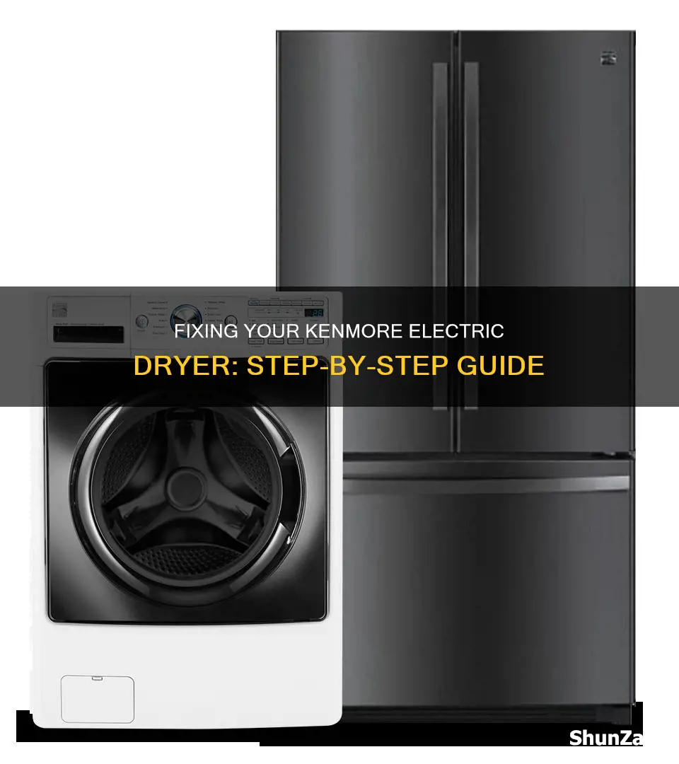 how to repair a kenmore electric dryer