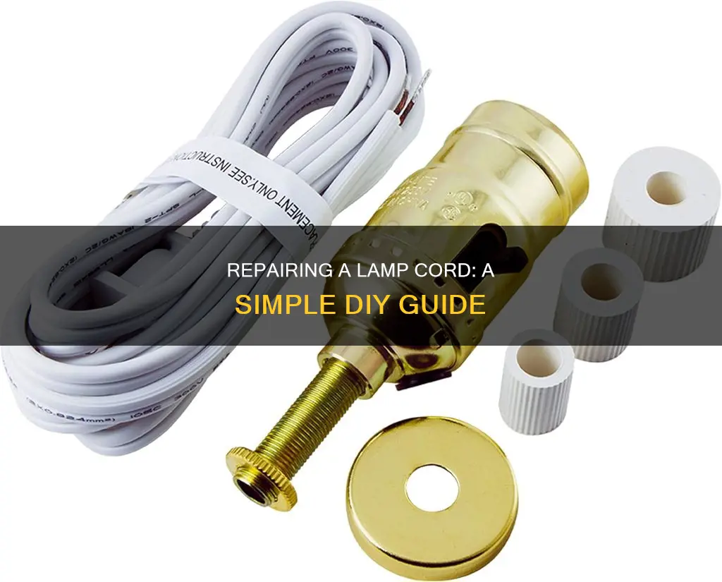 how to repair a lamp electrical cord