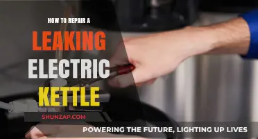 Repairing a Leaking Electric Kettle: A Step-by-Step Guide
