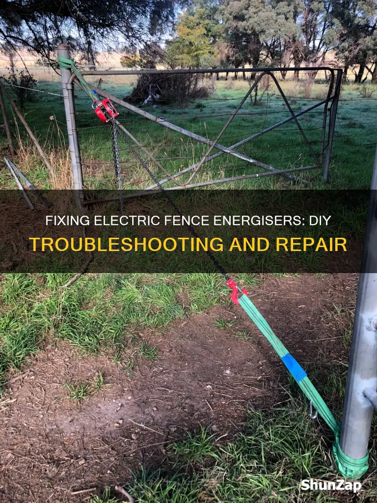 how to repair an electric fence energiser