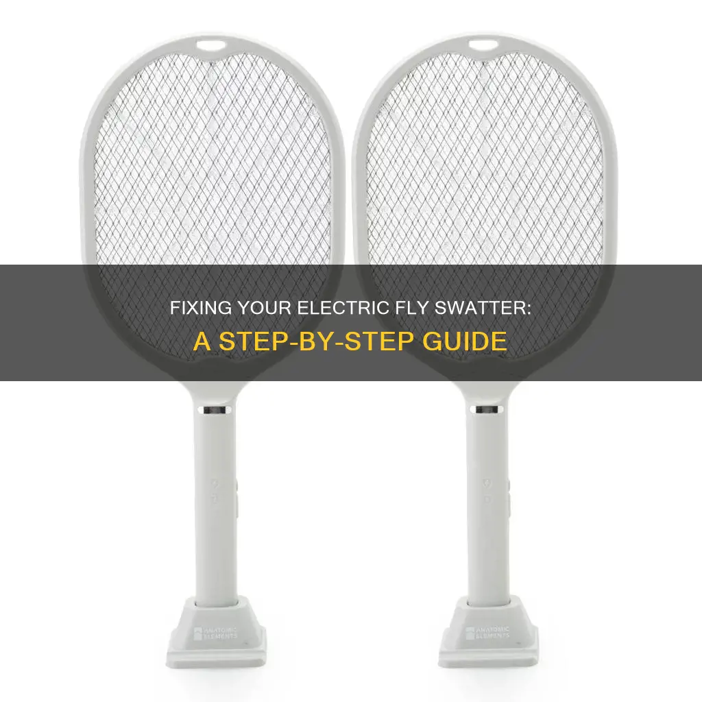 how to repair an electric fly swatter