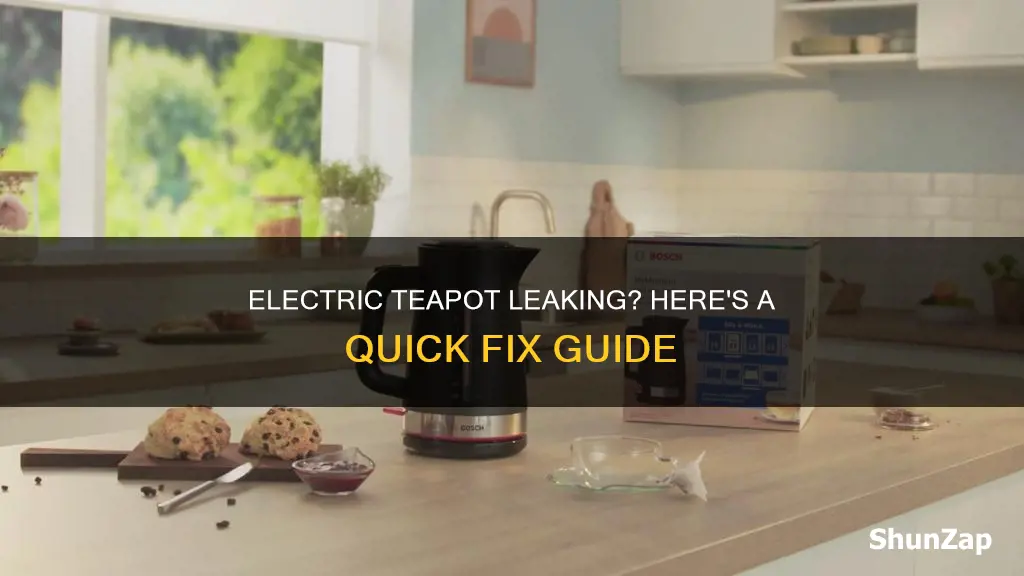how to repair an electric leaky teapot