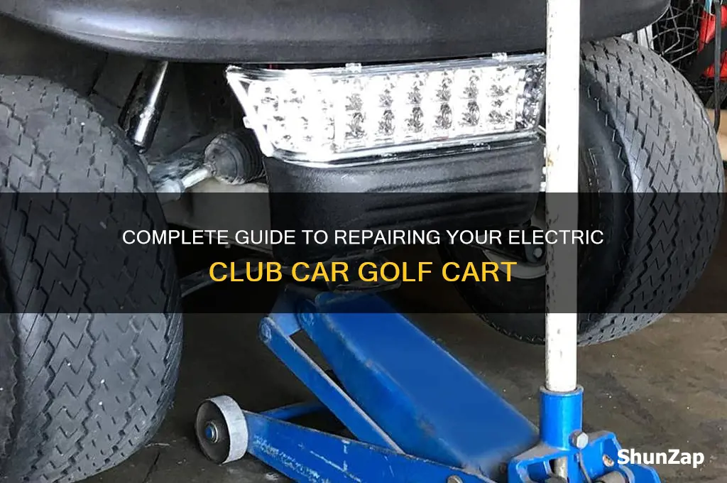 how to repair electric club car golf cart