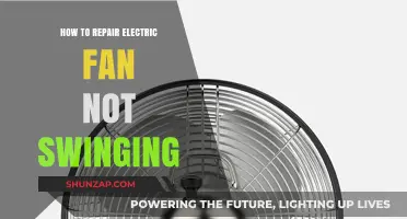 Electric Fan Not Swinging? Try These Quick Fixes