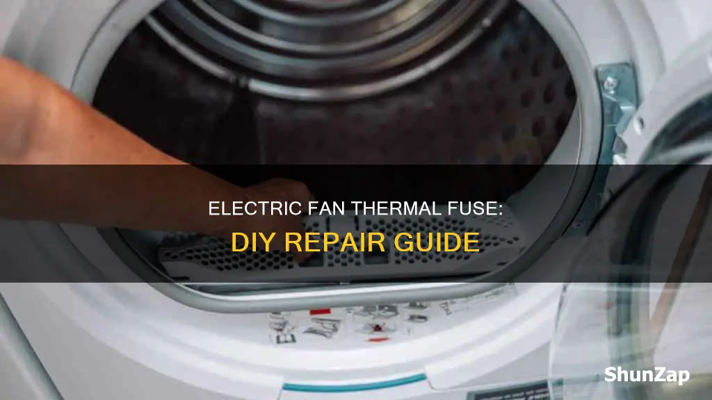 how to repair electric fan thermal fuse