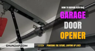 Electric Garage Door Opener: DIY Repair Guide