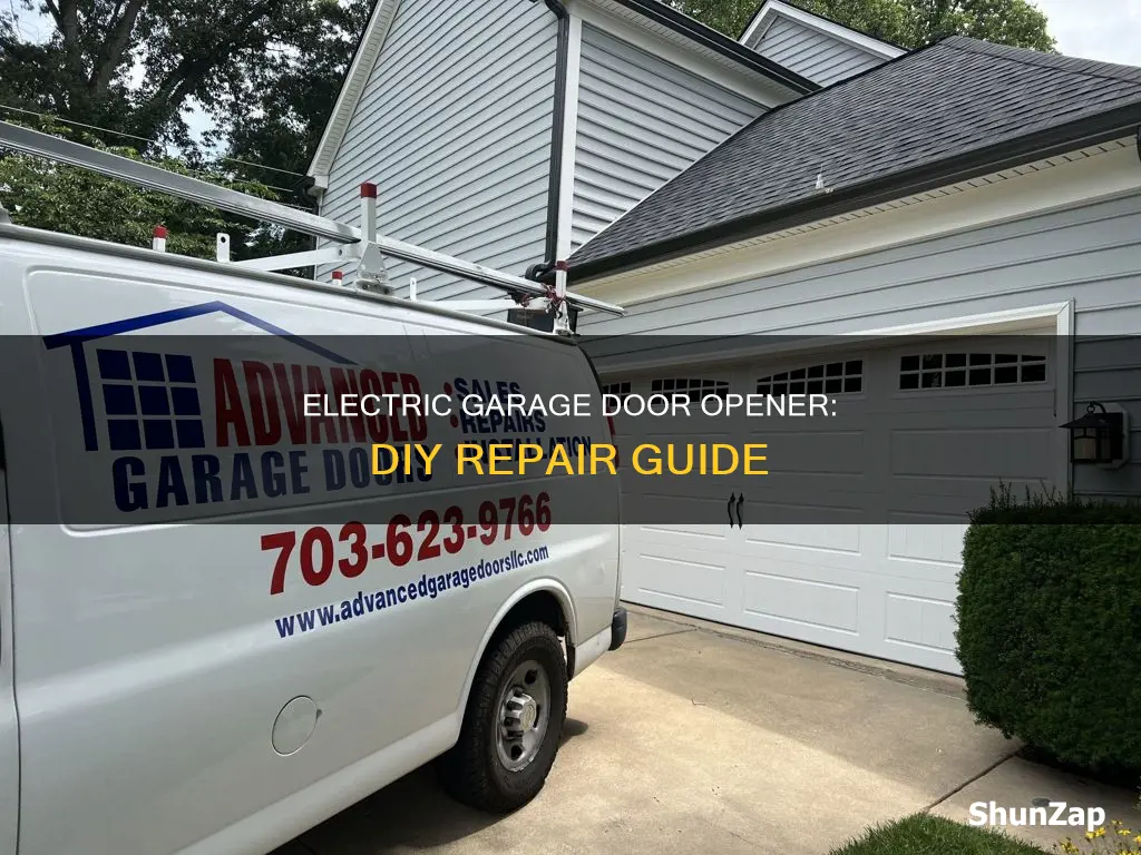 how to repair electric garage door opener
