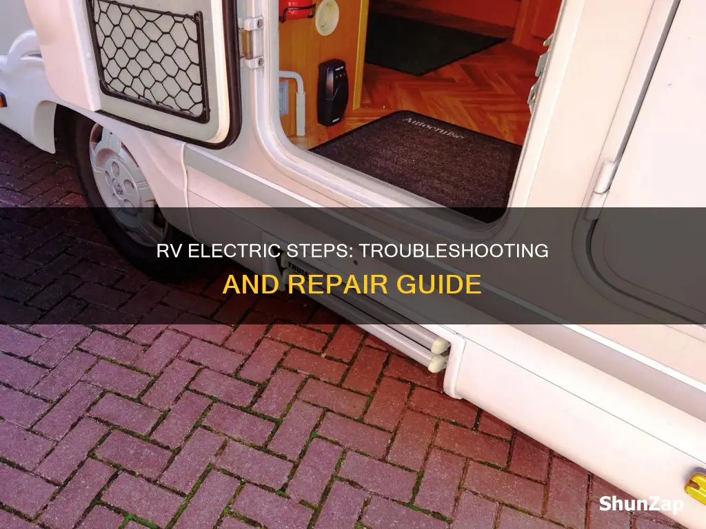 how to repair electric steps on rv