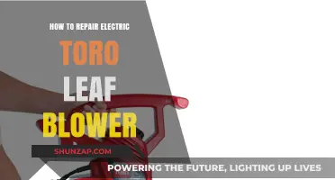 Repairing Your Toro Leaf Blower: A Step-by-Step Guide