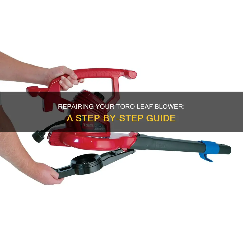 how to repair electric toro leaf blower