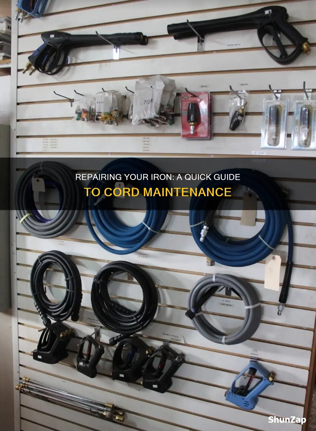how to repair electrical cord on iron