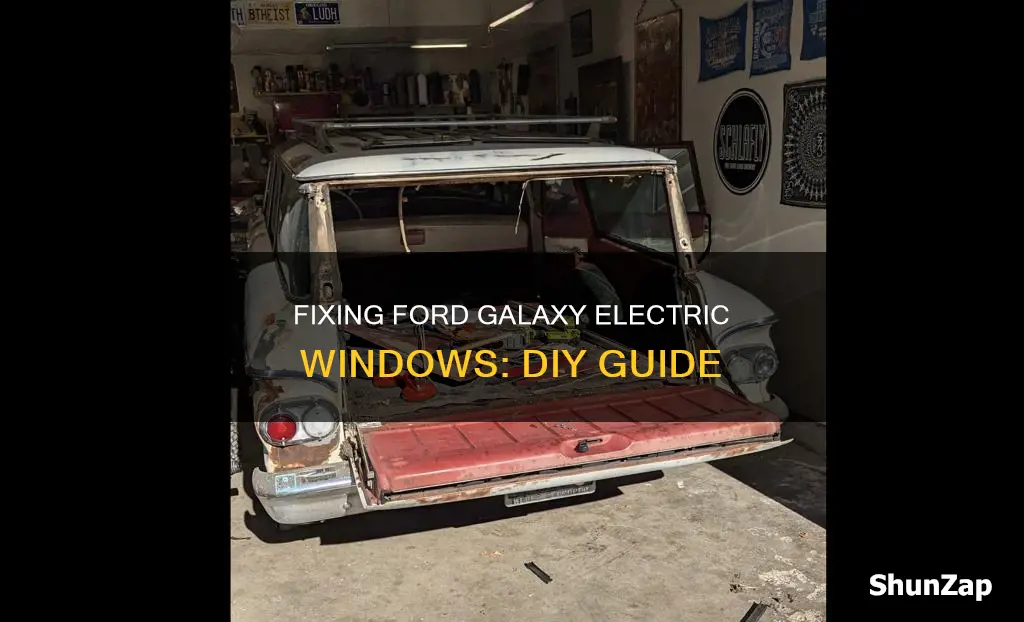 how to repair ford galaxy electric window