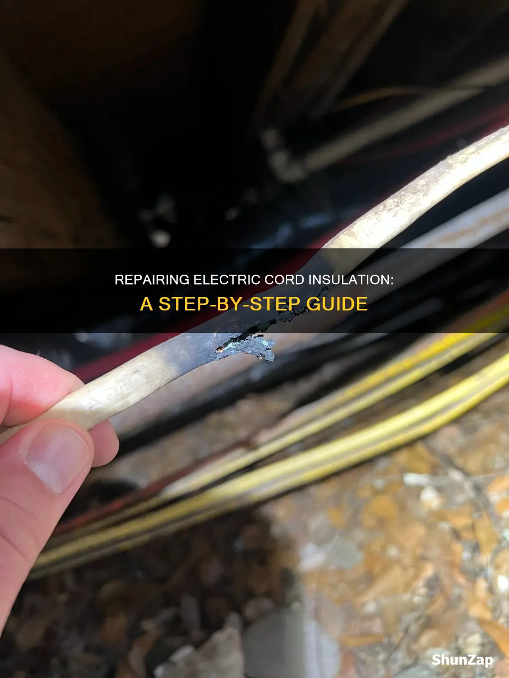 how to repair insulation on electric cord