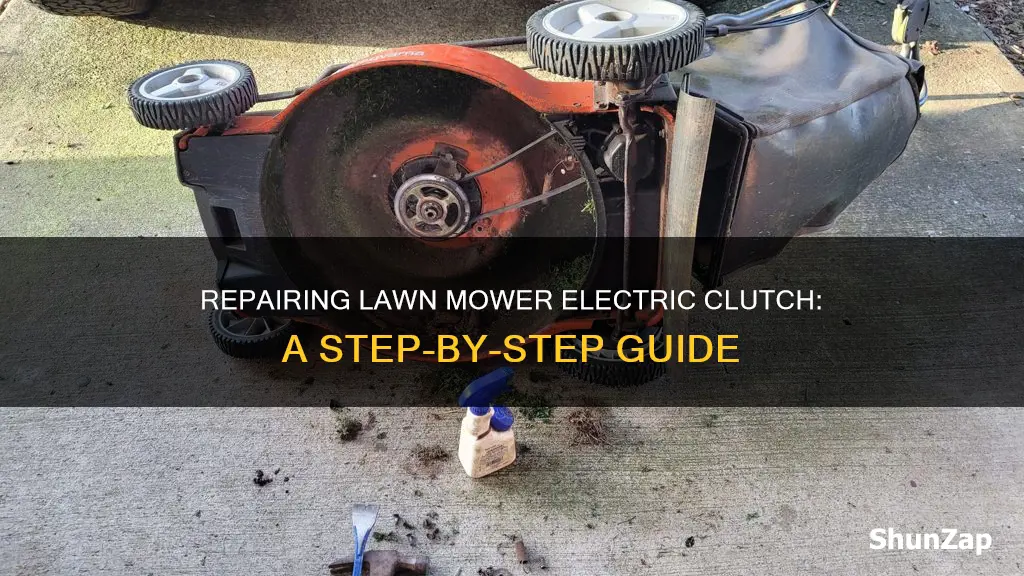 how to repair lawn mower electric clutch
