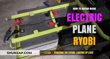 Repairing Your Ryobi Wood Electric Plane: DIY Guide