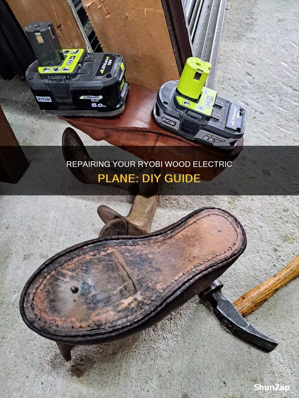 how to repair wood electric plane ryobi