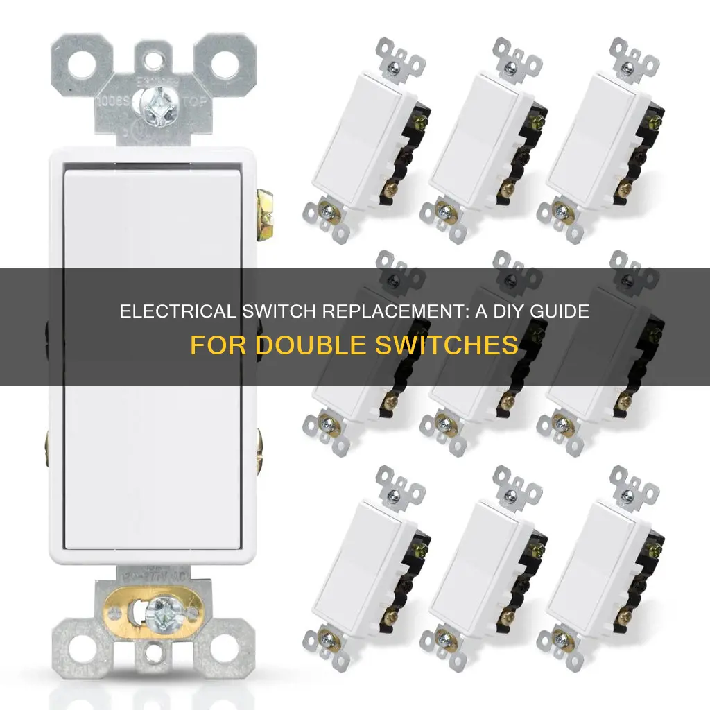 how to replace a double electrical switch