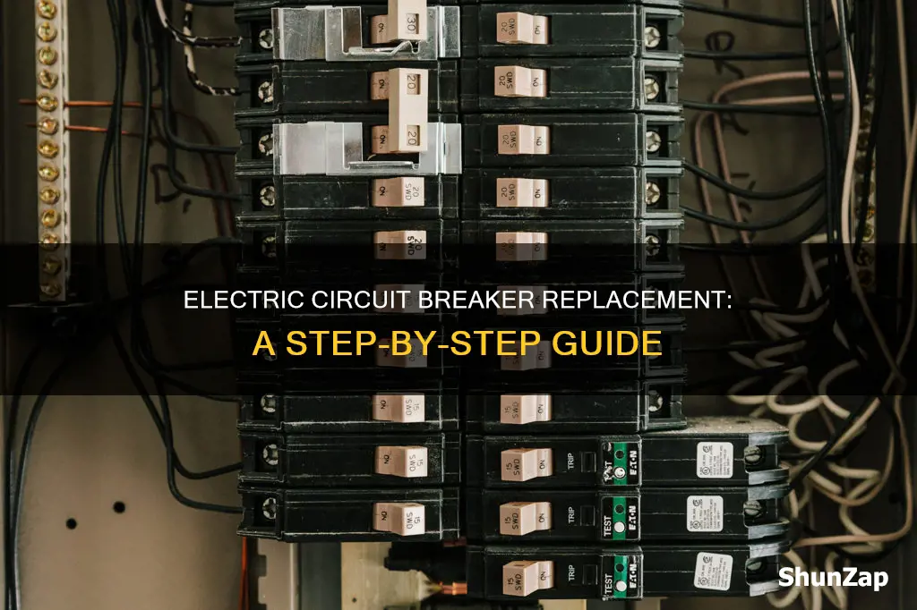 how to replace a electric circuit breaker