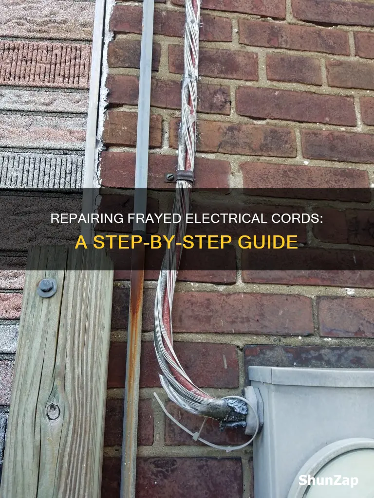 how to replace a frayed electrical cord
