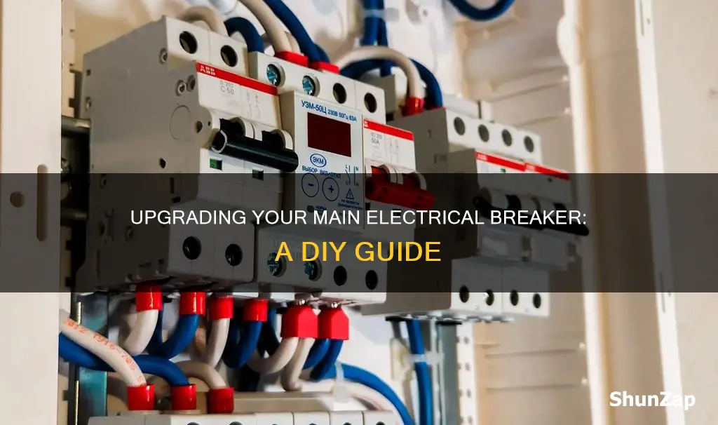 how to replace a main electrical breaker