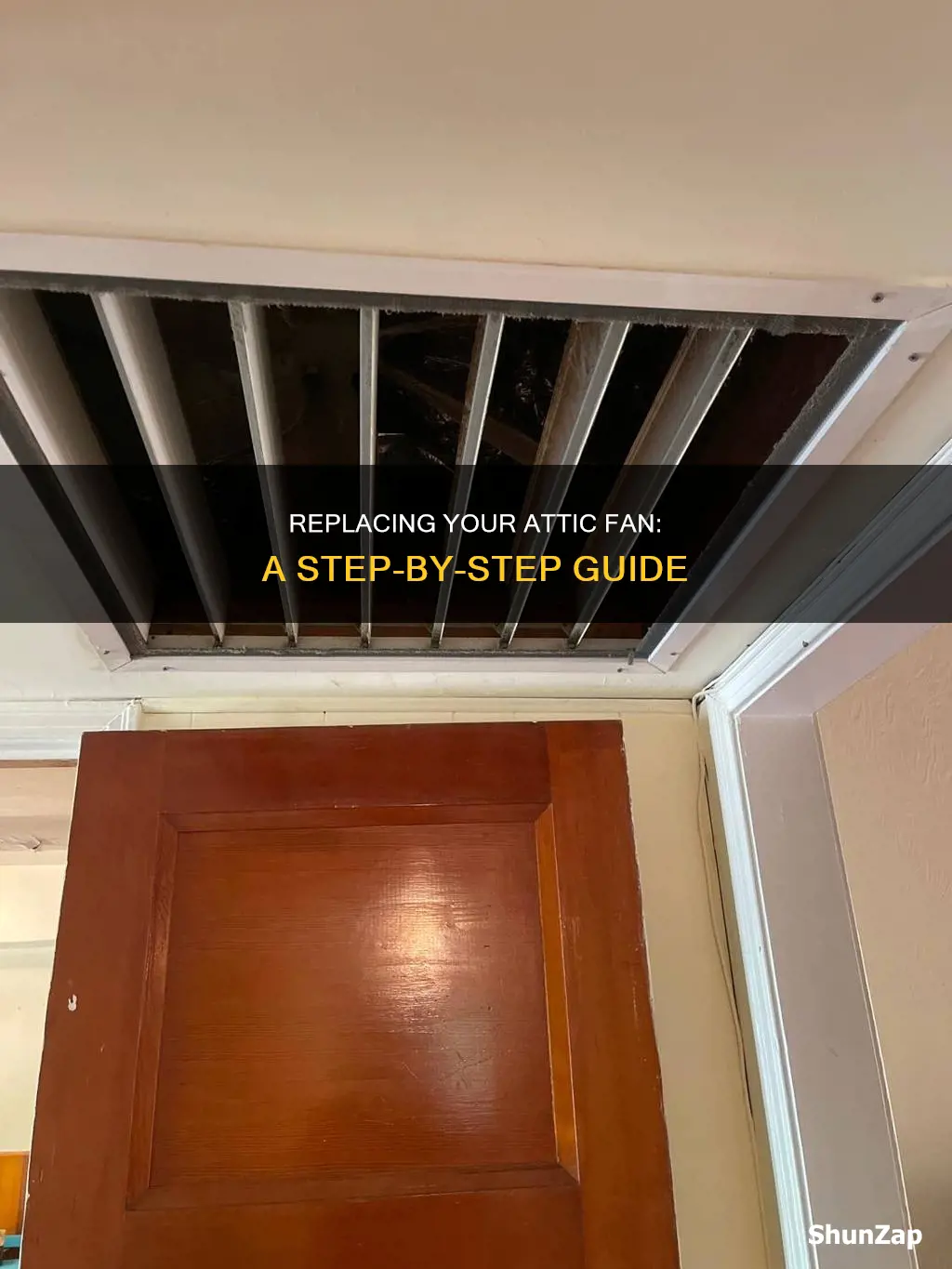 how to replace an electric attic fan