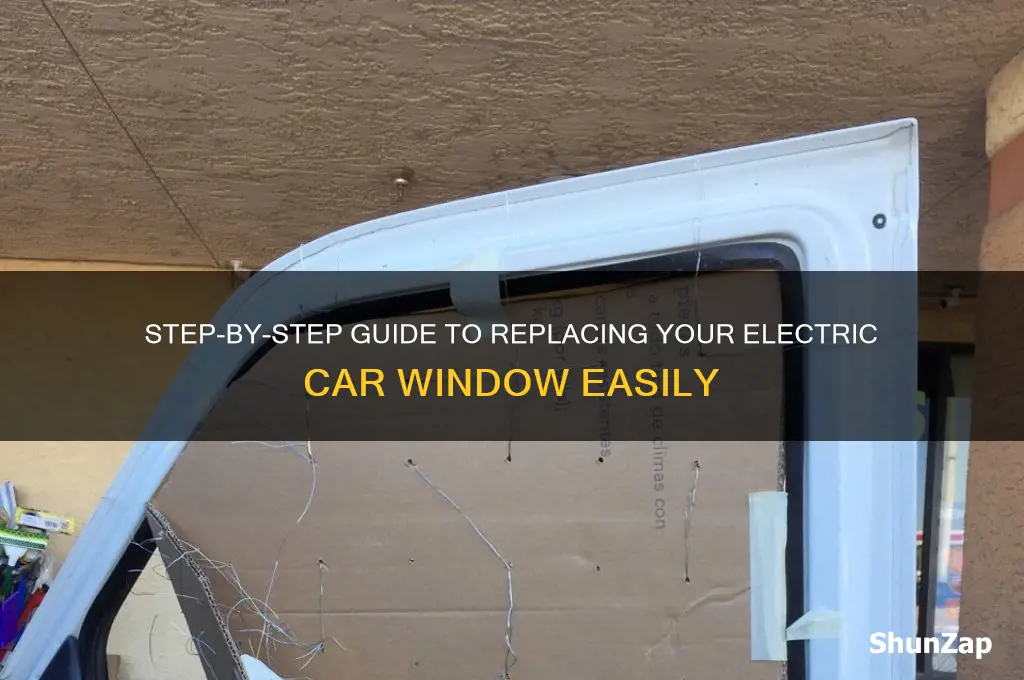 how to replace an electric car window