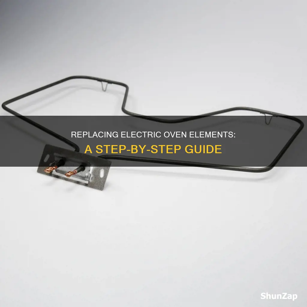 how to replace an electric oven element