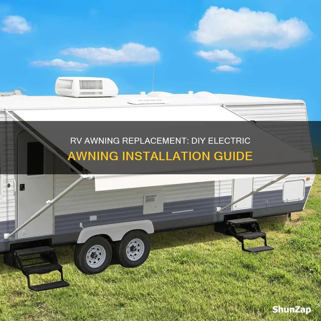 how to replace an electric rv awning