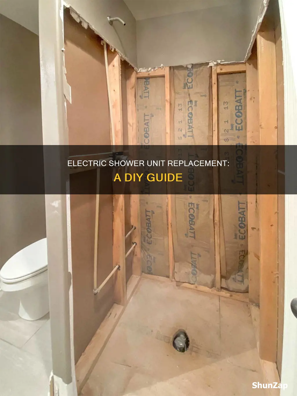 how to replace an electric shower unit