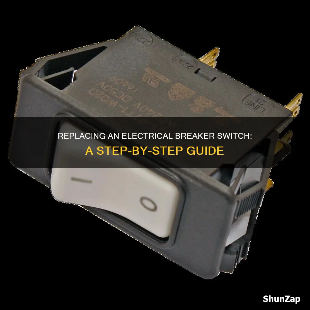 how to replace an electrical breaker switch
