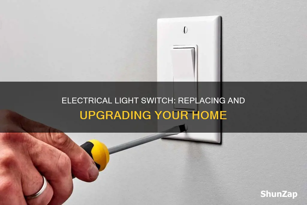how to replace an electrical light switch