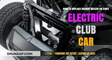 DIY Guide: Replacing Backup Buzzer on 2003 Electric Club Car