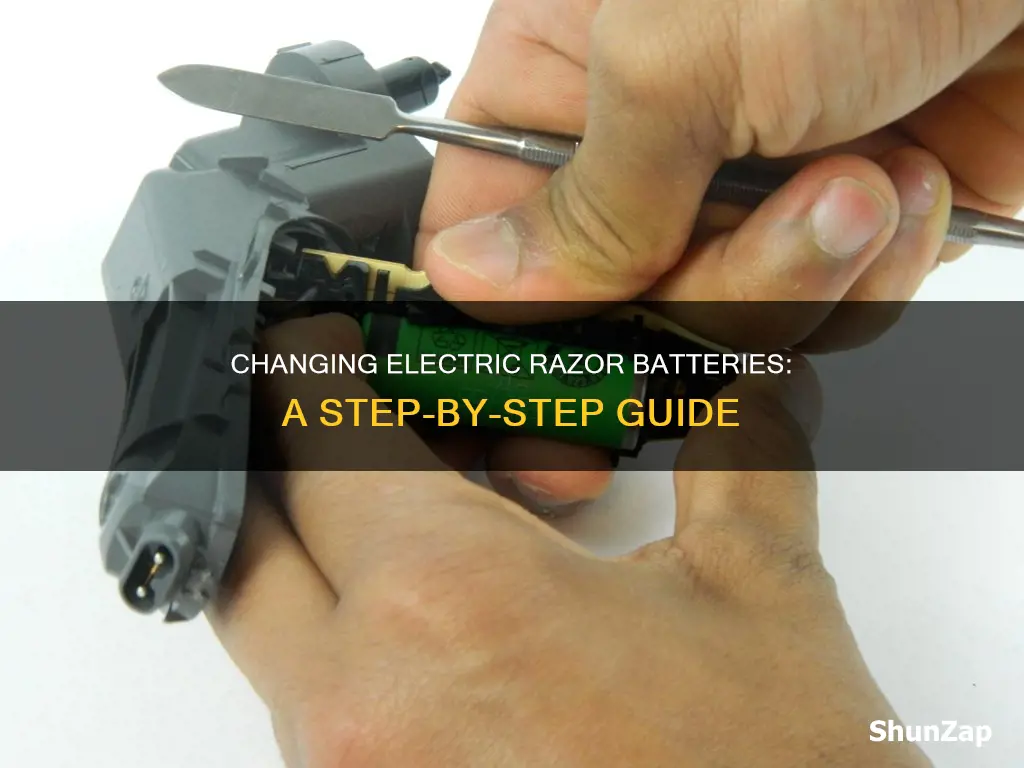 how to replace battery in electric razor