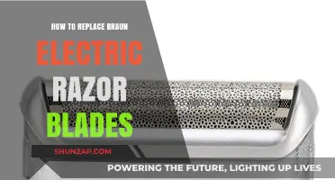 Braun Electric Razor Blade Replacement Guide