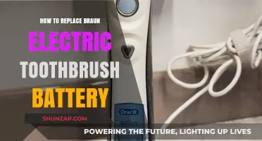 Braun Electric Toothbrush Battery Replacement Guide